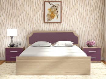 Morf N Chant Royal Purple BedSide Table