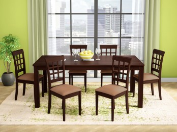Leo 6 Seater Dining Table Set