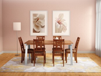 Brunette 6 Seater Dining Table 