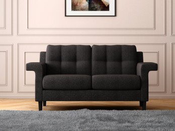Flight 2 Seater Sofa (Dark Gray)