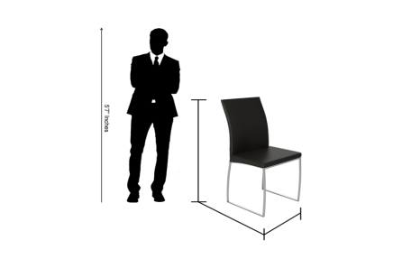 NOVICE METAL DINING CHAIR