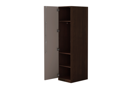 KALISTA WOODEN WARDROBE 1 DOOR (MYSTERY GRAY)