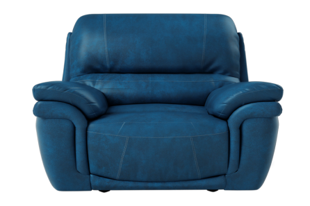 MACKENZIE 1 SEATER RECLINER (BLUE)