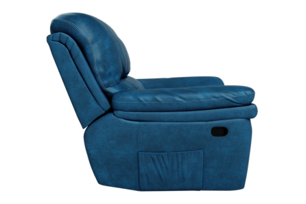 MACKENZIE 1 SEATER RECLINER (BLUE)